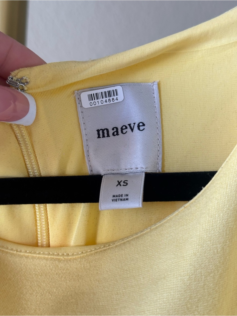 Maeve Anthropologie Yellow Fit & Flare Sleeveless Mini Dress XS - Picture 3 of 5